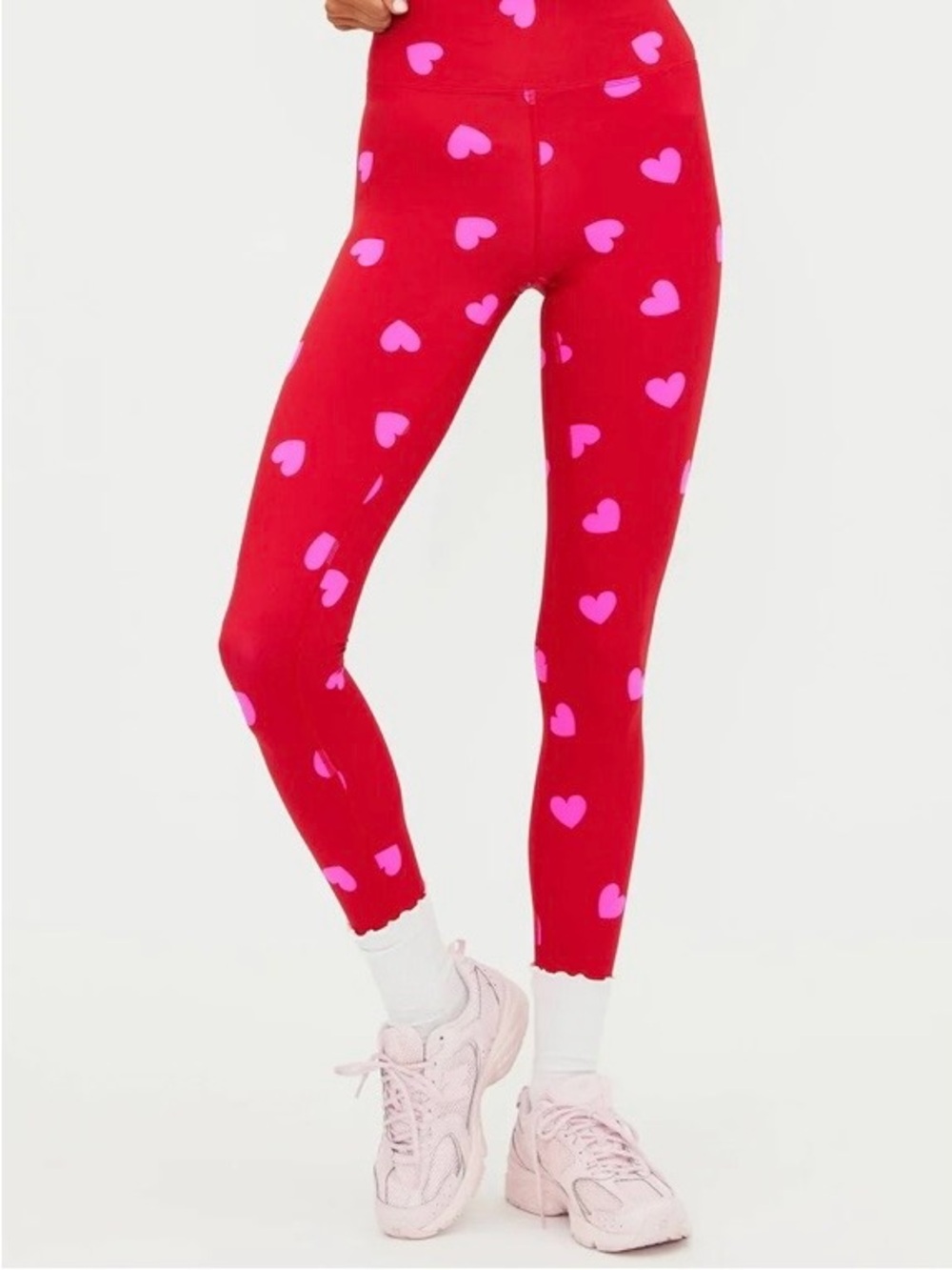 Beach Riot Piper leggings royal red heart